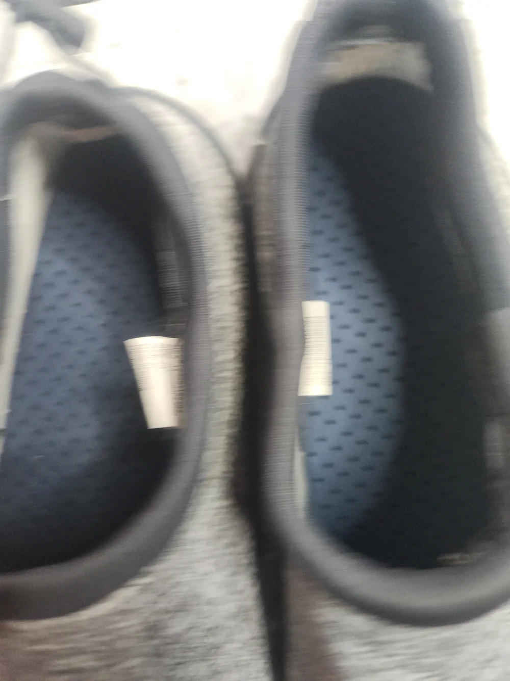 Men's Slip-On Knit Water Shoes in Gray and Black